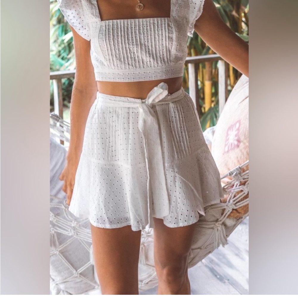 Minkpink skort and cropped top set
